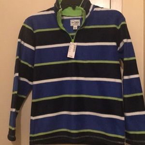 NWT half zip fleece top